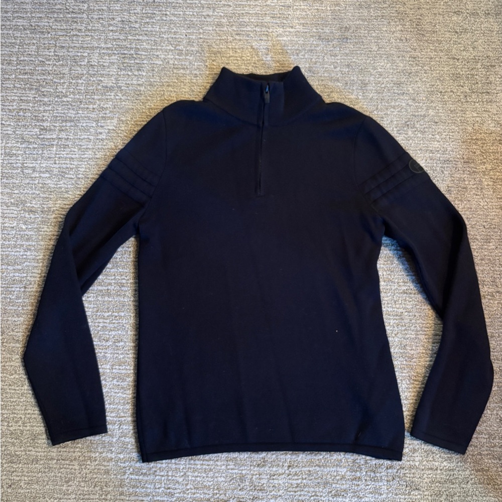 Fusalp Men's Navy Zip-Up Sweater